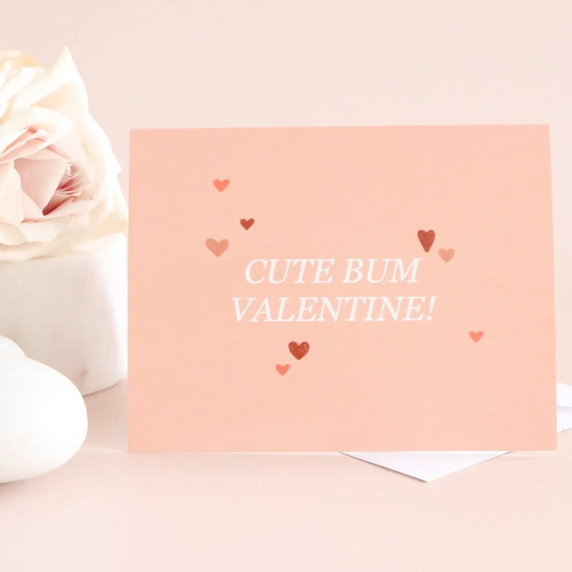 CUTE BUM GREETING CARD