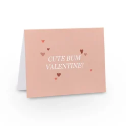 CUTE BUM GREETING CARD
