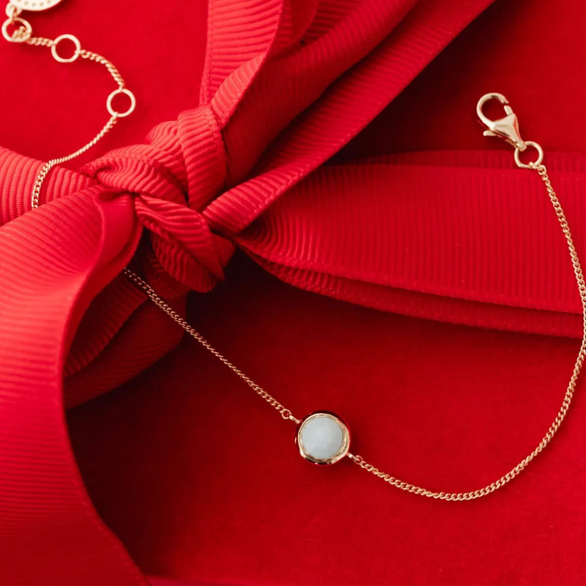DAINTY LEGACY BRACELET - ARCTIC BLUE OPAL