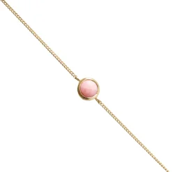 DAINTY LEGACY BRACELET - PINK OPAL & GOLD