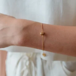 DAINTY LEGACY BRACELET - PINK OPAL & GOLD