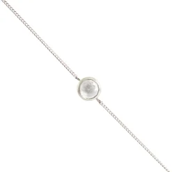 DAINTY LEGACY BRACELET - WHITE TOPAZ & SILVER