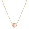 DAINTY LEGACY NECKLACE - PINK OPAL & GOLD
