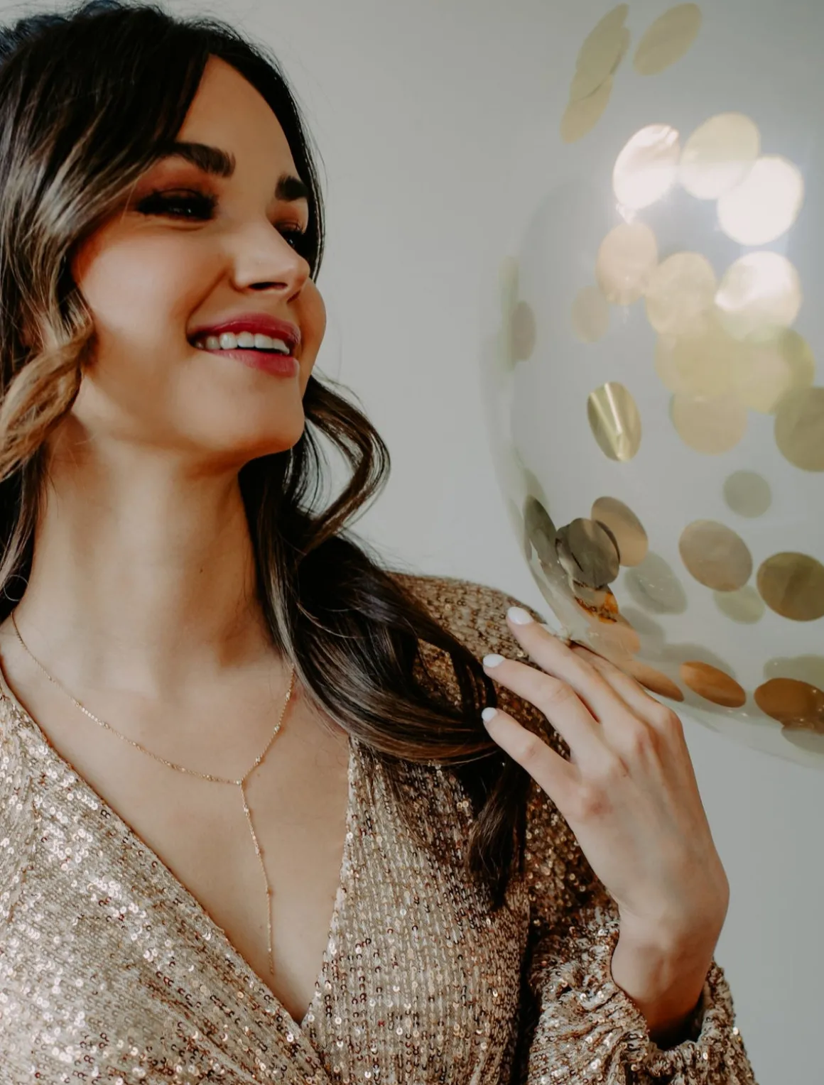 DAINTY RADIANT LARIAT NECKLACE - CUBIC ZIRCONIA