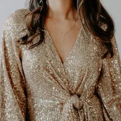 DAINTY RADIANT LARIAT NECKLACE - CUBIC ZIRCONIA