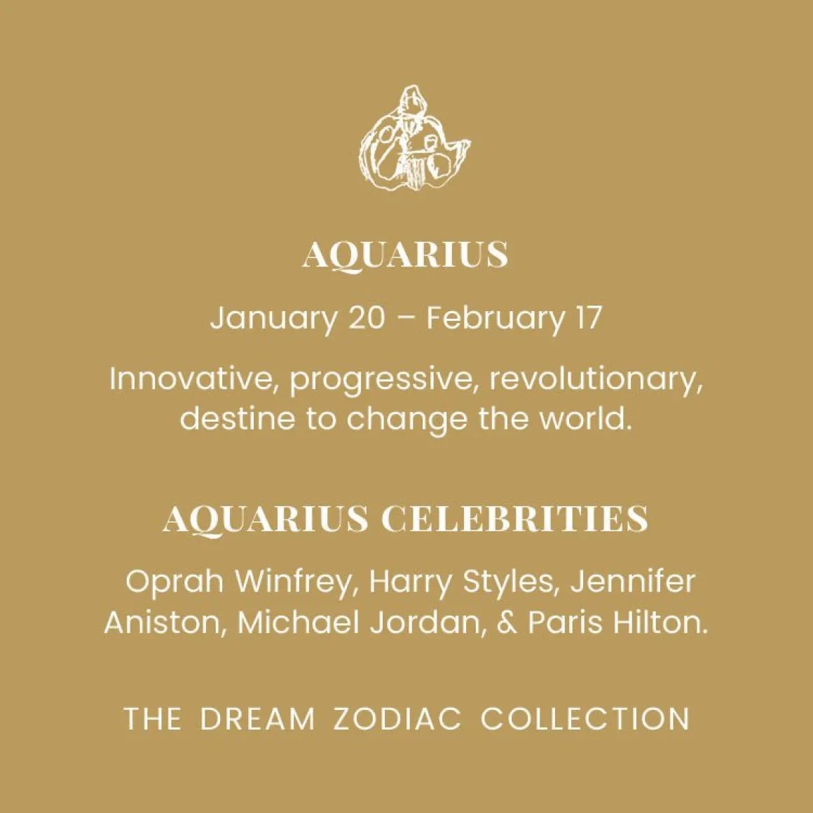 DREAM AQUARIUS MEDALLION