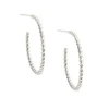 FEARLESS CABLE LINK HOOPS - SILVER