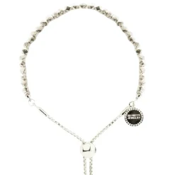 FEARLESS NUGGET ADJUSTABLE BRACELET - SILVER