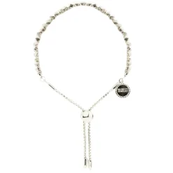 FEARLESS NUGGET ADJUSTABLE BRACELET - SILVER
