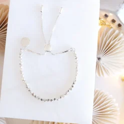 FEARLESS NUGGET ADJUSTABLE BRACELET - SILVER