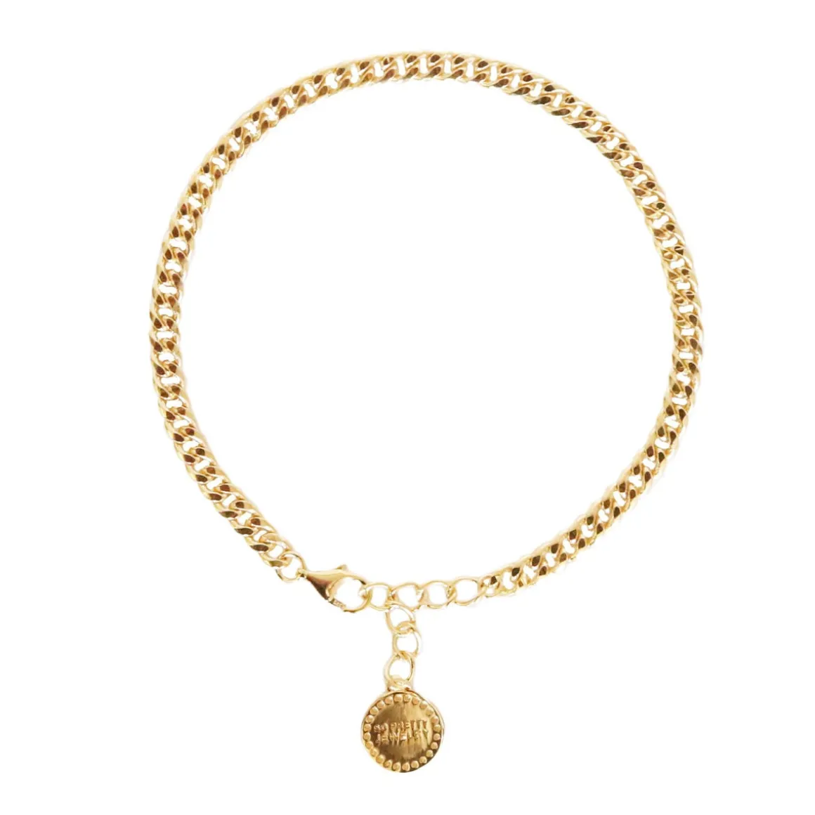 FRAICHE CABLE LINK BRACELET GOLD