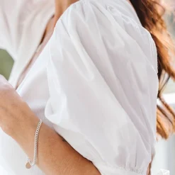 FRAICHE CABLE LINK BRACELET - SILVER