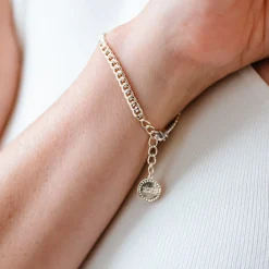 FRAICHE CABLE LINK BRACELET - SILVER