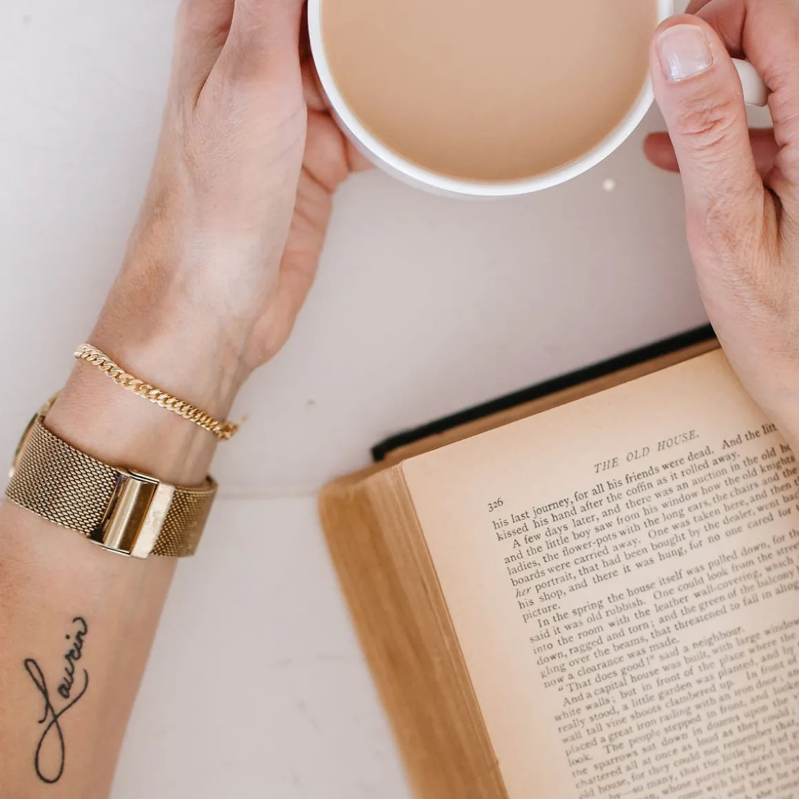 FRAICHE CABLE LINK BRACELET GOLD