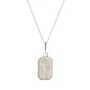 FRAICHE FEBRUARY BIRTH FLOWER NECKLACE - PRIMROSE - SILVER