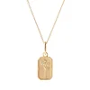 FRAICHE FEBRUARY BIRTH FLOWER NECKLACE - PRIMROSE - GOLD