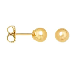 FRAICHE GLOBE STUDS - GOLD