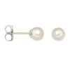 FRAICHE GLOBE STUDS - SILVER