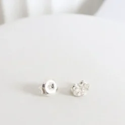 FRAICHE GLOBE STUDS - SILVER