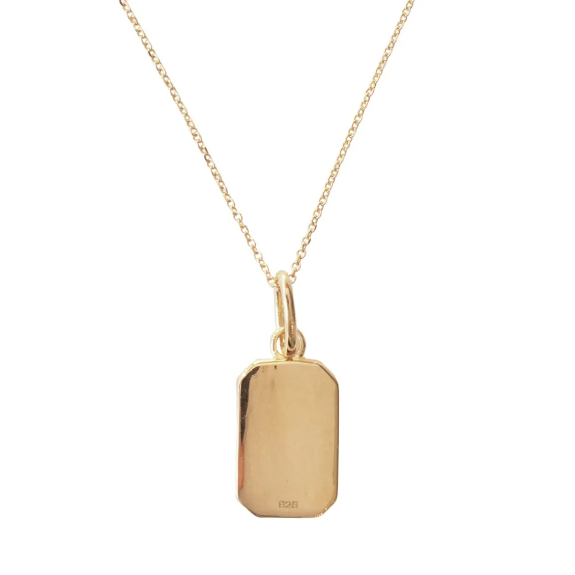 FRAICHE JANUARY BIRTH FLOWER NECKLACE - CARNATION - SILVER