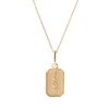 FRAICHE JULY BIRTH FLOWER NECKLACE - LARKSPUR- GOLD