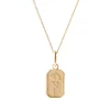 FRAICHE MAY BIRTH FLOWER NECKLACE - HAWTHORNE - GOLD