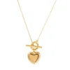 FRAICHE MINI SWEETHEART LOCKET NECKLACE - GOLD