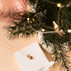 FRAICHE MINI SWEETHEART LOCKET NECKLACE - GOLD