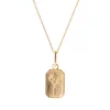 FRAICHE OCTOBER BIRTH FLOWER NECKLACE - COSMOS - GOLD