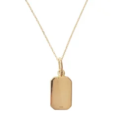 FRAICHE SEPTEMBER BIRTH FLOWER NECKLACE - ASTER - GOLD