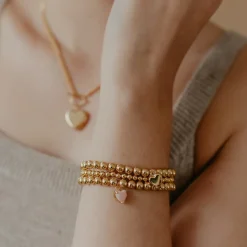 FRAICHE STRETCH BRACELET - GOLD
