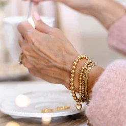 FRAICHE STRETCH BRACELET - GOLD
