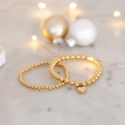 FRAICHE STRETCH BRACELET - GOLD