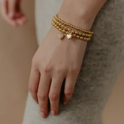 FRAICHE STRETCH BRACELET - GOLD