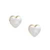 FRAICHE SWEETHEART STUDS - MOTHER OF PEARL & GOLD
