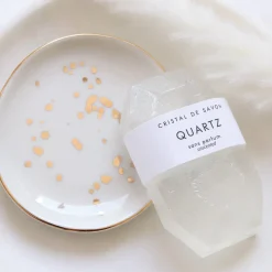 GOLD SPECKLED JEWELRY DISH