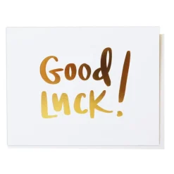 GOOD LUCK GREETING CARD