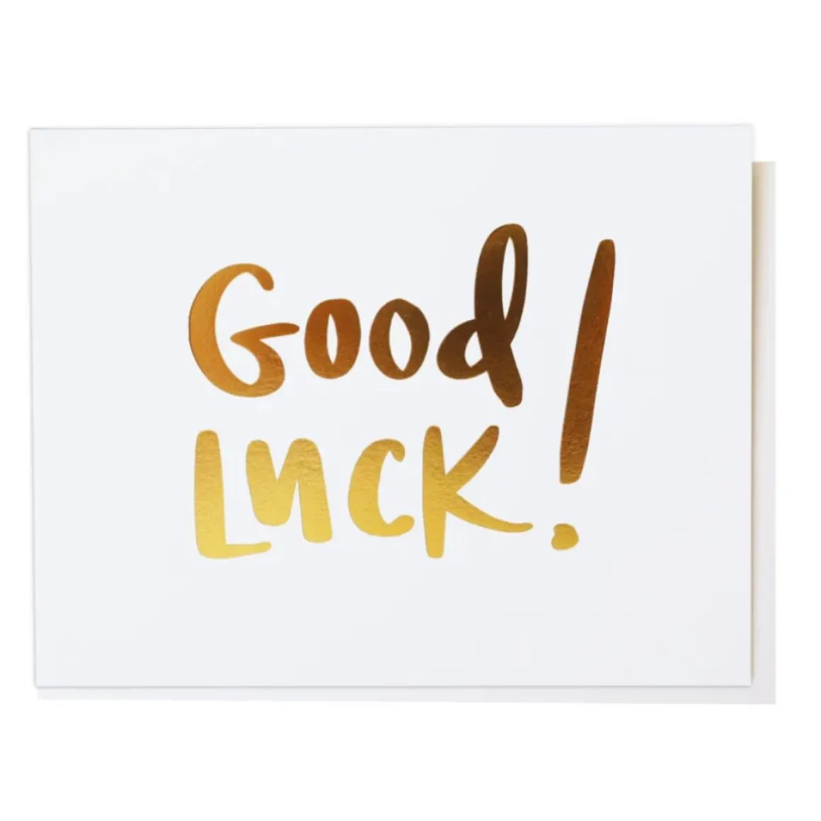 GOOD LUCK GREETING CARD