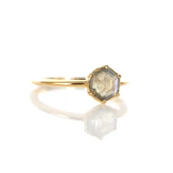 GRACE RING LABRADORITE & GOLD
