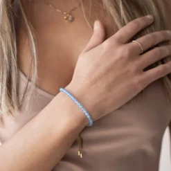 ICONIC ADJUSTABLE BRACELET - DENIM BLUE ONYX