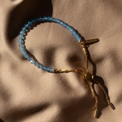ICONIC ADJUSTABLE BRACELET - DENIM BLUE ONYX