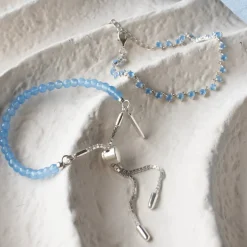 ICONIC ADJUSTABLE BRACELET - DENIM BLUE ONYX