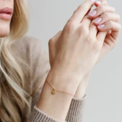 14K SOLID GOLD - BELIEVE SOLEIL NAMESAKE CHARM