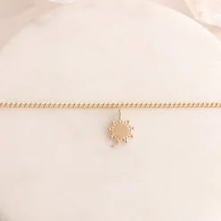 14K SOLID GOLD - BELIEVE SOLEIL NAMESAKE CHARM