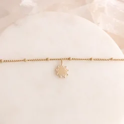 14K SOLID GOLD - BELIEVE SOLEIL NAMESAKE CHARM