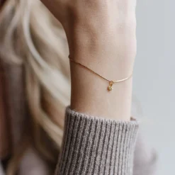 14K SOLID GOLD - BELIEVE STELLAR NAMESAKE CHARM - DIAMOND