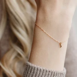 14K SOLID GOLD - DREAM LUNA NAMESAKE CHARM