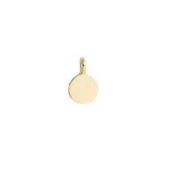 14K SOLID GOLD - POISE NAMESAKE DISK CHARM
