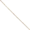 LOVE TENNIS BRACELET - CUBIC ZIRCONIA & GOLD 6.5 - 7.5"