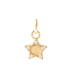 LOVE WESTERN STAR CHARM - CUBIC ZIRCONIA
